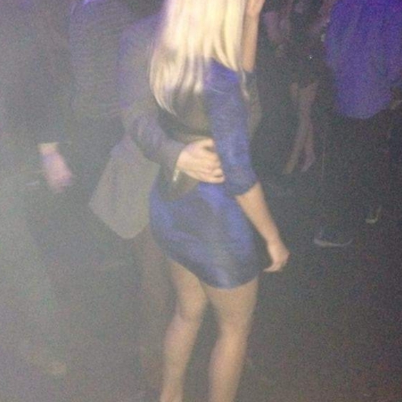 Blue and Black Dress - Picture 3 of 4